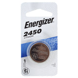 Energizer ECR2450-BP-1 620mAh 3V Lithium Primary (LiMNO2) Coin Cell Battery - 1 Piece Blister Pack