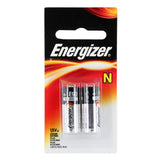 Energizer E90-BP-2 N 1.5V Alkaline Button Top Batteries - 2 Piece Retail Card