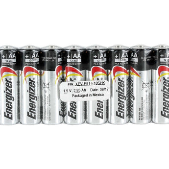 Energizer Max E91 (10SHK) AA 1.5V Alkaline Button Top Batteries - 10 Pack Shrink Wrap