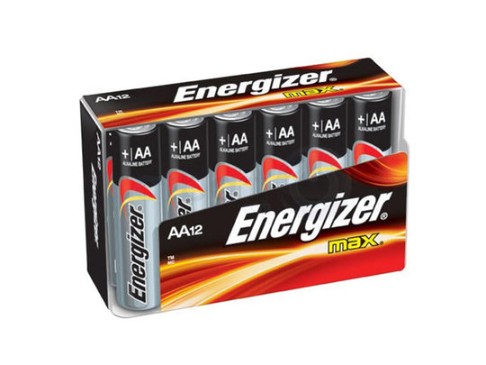 Energizer Max E91 Alkaline AA 12 Pack