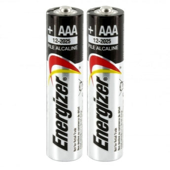 Energizer Max E92 (2SHK) AAA 1.5V Alkaline Button Top Batteries - 2 Pack Shrink Wrap (200 Shrinks per Case)