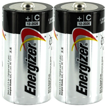 Energizer Max E93 C 1.5V Alkaline Button Top Batteries - 2 Pack