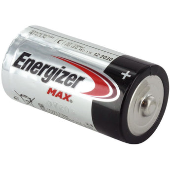 Energizer Max E93-BP-4 C-cell Alkaline Button Top Battery - Case of 12 x 4 Piece Retail Card