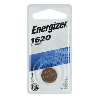 Energizer ECR1620-BP 79mAh 3V Lithium Primary (LiMNO2) Coin Cell Battery - 1 Piece Retail Card