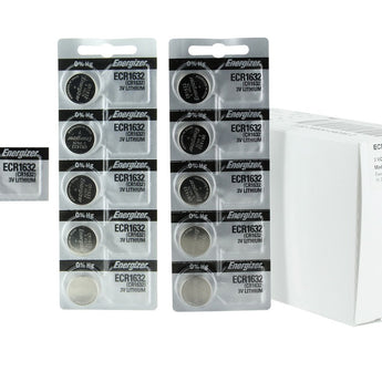 Energizer ECR1632 130mAh 3V Lithium Primary (LiMNO2) Coin Cell Battery - 1 Piece Tear Strip, Sold Individually