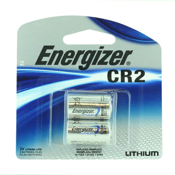 Energizer ELCR2-BP-2 800mAh 3V Lithium Primary (LiMNO2) Button Top Photo Batteries - 2 Pack Retail Card
