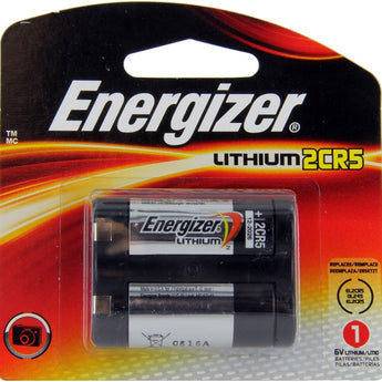 Energizer EL2CR5-BP 1500mAh 6V Lithium Primary (LiMNO2) Photo Battery - 1 Piece Retail Card