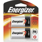 Energizer EL CRV3-BP-2 3000mAh 3V Lithium Primary (LiMNO2) Photo Batteries - 2 Count Retail Card