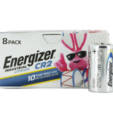 Energizer Industrial ELN1CR2 800mAh 3V Lithium Primary (LiMNO2) Button Top Battery - Box of 8