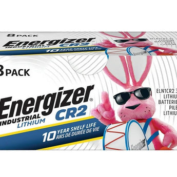 Energizer Industrial ELN1CR2 800mAh 3V Lithium Primary (LiMNO2) Button Top Battery - Box of 8