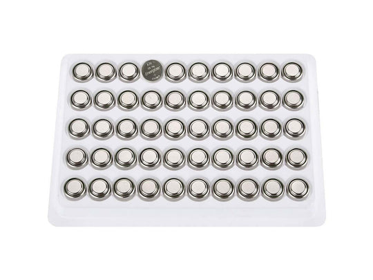 Energizer EN A76 (50PK) 153mAh 1.5V Alkaline Coin Cell Watch Batteries - Tray of 50