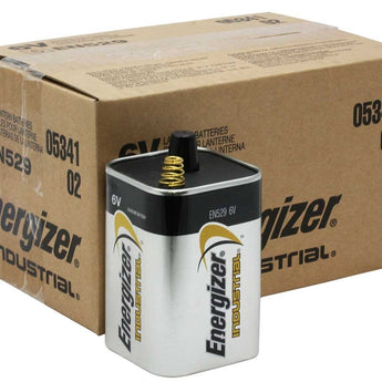 Energizer Industrial EN529 6V Alkaline Battery with Coil Spring Terminal - Bulk