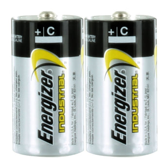 Energizer Industrial EN93 C 1.5V Alkaline Button Top Batteries - 2 Pack