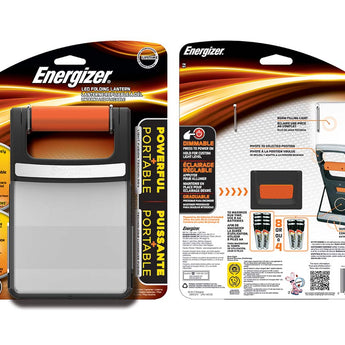 Energizer LED Folding Lantern - 400 Lumens - Includes 4 x AA Batteries - ENFFL81E