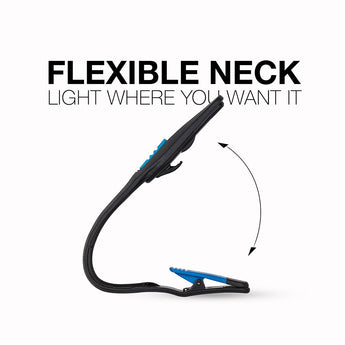 Energizer Clip Light - LED Reading Booklight - 11 Lumens - Includes 2 x CR2032s - FNL2BU1CS