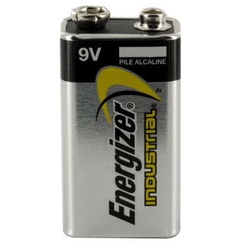 Energizer Industrial EN22 (12PK) 9V Alkaline Batteries with Snap Connector - Box of 12