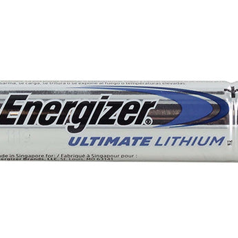 Energizer Ultimate L91 AA 3000mAh 1.5V High Energy 5A Lithium (LiFeS2) Button Top Batteries - 18 Pack Retail Card