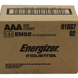 Energizer Industrial EN92 (24PK) AAA 1.5V Alkaline Button Top Batteries - Box of 24