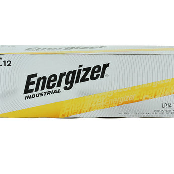 energizer industrial c cell 12 pack box