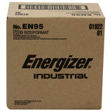 Energizer Industrial EN95 (12PK) D-cell 1.5V Alkaline Button Top Batteries - Box of 12