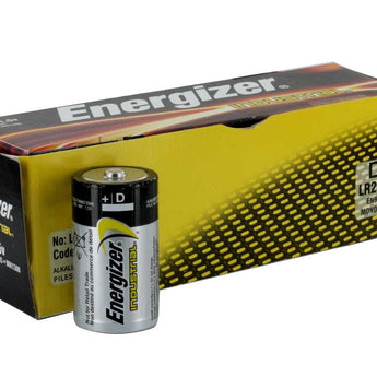 Energizer Industrial EN95 (12PK) D-cell 1.5V Alkaline Button Top Batteries - Box of 12