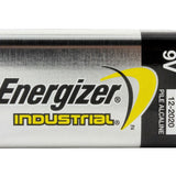 Energizer Industrial EN22 (12PK) 9V Alkaline Batteries with Snap Connector - Box of 12