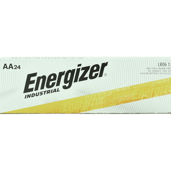 Energizer Industrial EN91 (24PK) AA 1.5V Alkaline Button Top Batteries - Box of 24
