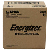 Energizer Industrial EN95 (12PK) D-cell 1.5V Alkaline Button Top Batteries - Box of 12