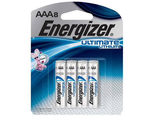 Energizer Ultimate Lithium L92 8 Pack - Blister Pack