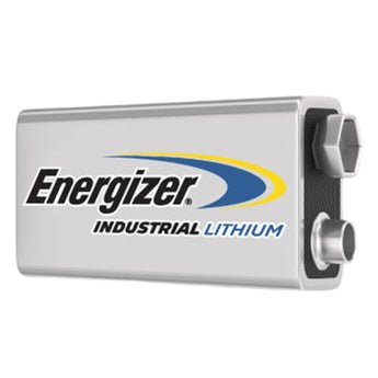Energizer Industrial LN522 9V Lithium (LiMNO2) Battery with Snap Connector - Case of 144