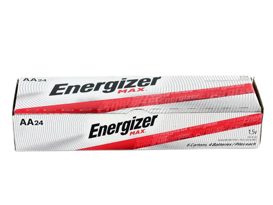 Energizer Max E91 Alkaline AA 24 Pack - Boxed