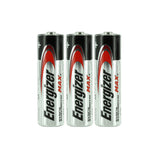 Energizer Max E91 (3SHK) AA 1.5V Alkaline Button Top Batteries - 3 Pack Shrink Wrap