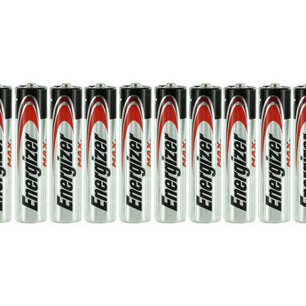 Energizer Max E92 (10SHK) AAA 1.5V Alkaline Button Top Batteries - 10 Pack Shrink Wrap