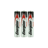 Energizer Max E92 (3SHK) AAA 1.5V Alkaline Button Top Batteries - 3 Pack Shrink Wrap