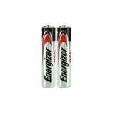 Energizer Max E92 (2SHK) AAA 1.5V Alkaline Button Top Batteries - 2 Pack Shrink Wrap (200 Shrinks per Case)
