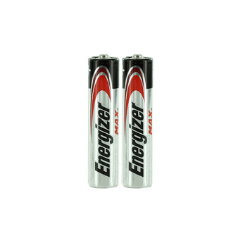 Energizer Max E92 (2SHK) AAA 1.5V Alkaline Button Top Batteries - 2 Pack Shrink Wrap (200 Shrinks per Case)