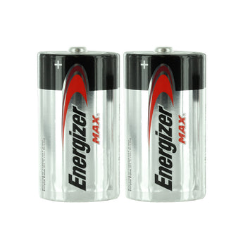 Energizer Max E95 (2SHK) D 1.5V Alkaline Button Top Batteries - 2 Pack Shrink Wrap