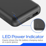 Energizer QM5005 5000mAh Magnetic Wireless Charging Power Bank Informational Slide - LED Power Indicator