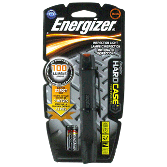 Energizer TUFPL22PH Version 2 - Hard Case Professional LED Inspection Light - 125 Lumens - Includes 2 x AAA Batteries
