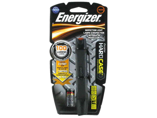 Energizer TUFPL22PH Version 2 - Hard Case Professional LED Inspection Light - 125 Lumens - Includes 2 x AAA Batteries