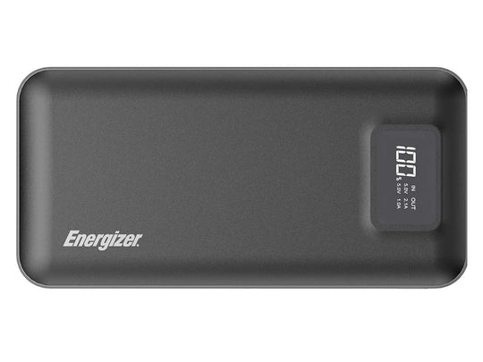 Energizer 5V 2.1A 20000mAh Power Bank Charger with LCD Screen (UE20018)