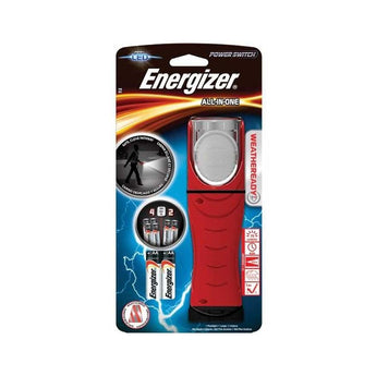 Energizer Weatheready All-In-One LED Flashlight - 70 Lumens - Includes 4 x AA Batteries - WRESA41E