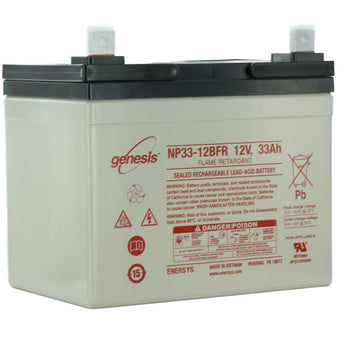 Enersys NP33-12B 32.9Ah 12V Rechargeable Sealed Lead Acid (SLA) Battery - NB Terminal