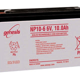 Enersys NP5-12TFR 5Ah 12V Rechargeable Flame Resistant Sealed Lead Acid (SLA) Battery - F2 Terminal