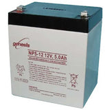 Enersys NP5-12 5Ah 12V Rechargeable Sealed Lead Acid (SLA) Battery - F1 Terminal