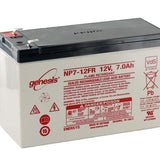 Enersys NP7-12TFR 7Ah 12V Rechargeable Flame Resistant Sealed Lead Acid (SLA) Battery - F1 or F2 Terminal
