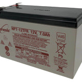 Enersys NP7-12TFR 7Ah 12V Rechargeable Flame Resistant Sealed Lead Acid (SLA) Battery - F1 or F2 Terminal