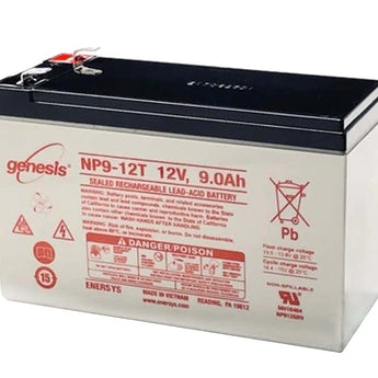 Enersys NP9-12T 9Ah 12V Rechargeable Sealed Lead Acid (SLA) Battery - F2 Terminal