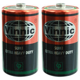 Vinnic Heavy Duty 1.5V D Batteries - Main Image