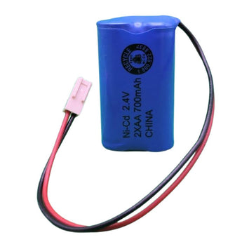 EverGreen NCAA700-2B 2 x AA 2.4V 700mAh Nickel Cadmium (NiCd) Battery Pack with Molex 2510-2P Connector for Chloride 1003A097